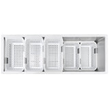 GE FCM22DLWW Chest Freezer, 74 inch Width, 21.7 cu. ft. Capacity, Manual, ENERGY STAR Certified, Interior Light (Freezer), White colour