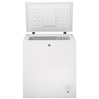 GE FCM5STWW Chest Freezer, 24.75 inch Width, 5.1 cu. ft. Capacity