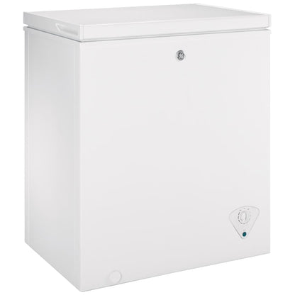 GE FCM5STWW Chest Freezer, 24.75 inch Width, 5.1 cu. ft. Capacity