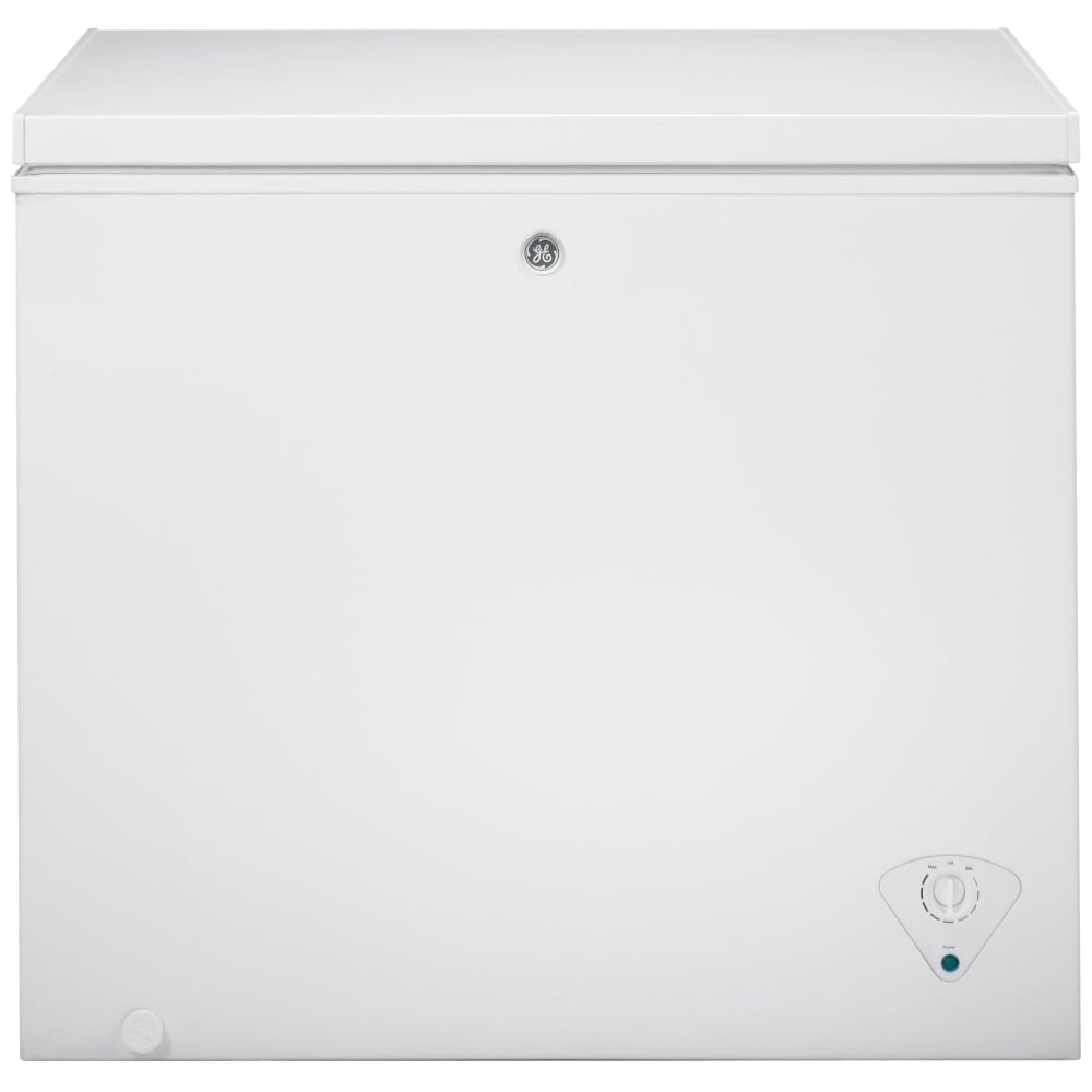 GE FCM7STWW Chest Freezer, 32.10 inch Width, 7 cu. ft. Capacity, Manual