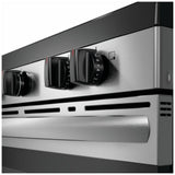 Frigidaire FCRE305CBS Electric Range, 5.3 cu. ft. Capacity, 30 inch Exterior Width, 5 Burners, Storage Drawer, Manual Clean, 3,000 W Highest Element, Stainless Steel colour