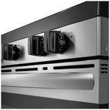 Frigidaire FCRE305CBS Electric Range, 5.3 cu. ft. Capacity, 30 inch Exterior Width, 5 Burners, Storage Drawer, Manual Clean, 3,000 W Highest Element, Stainless Steel colour