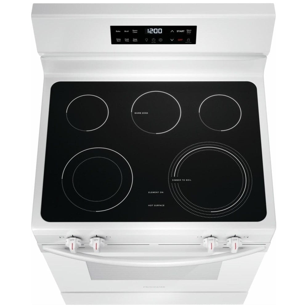 Frigidaire 30" Electric Ranges with the EvenTemp FCRE306CAW