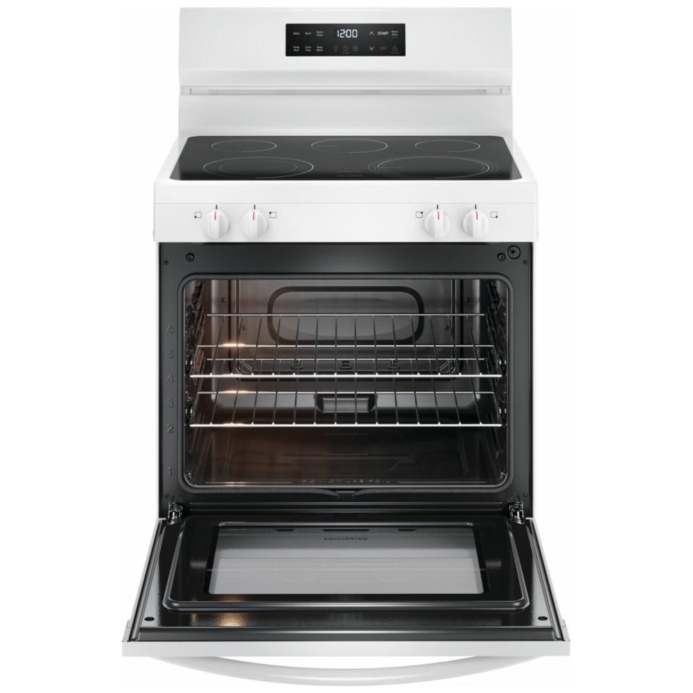 Frigidaire 30" Electric Ranges with the EvenTemp FCRE306CAW