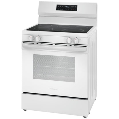 Frigidaire 30" Electric Ranges with the EvenTemp FCRE306CAW