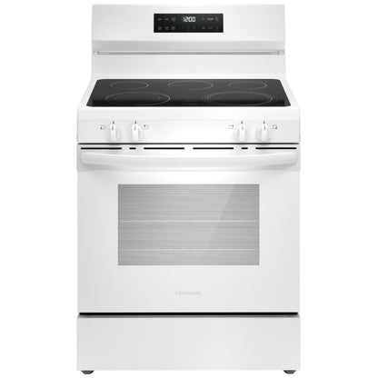 Frigidaire 30" Electric Ranges with the EvenTemp FCRE306CAW