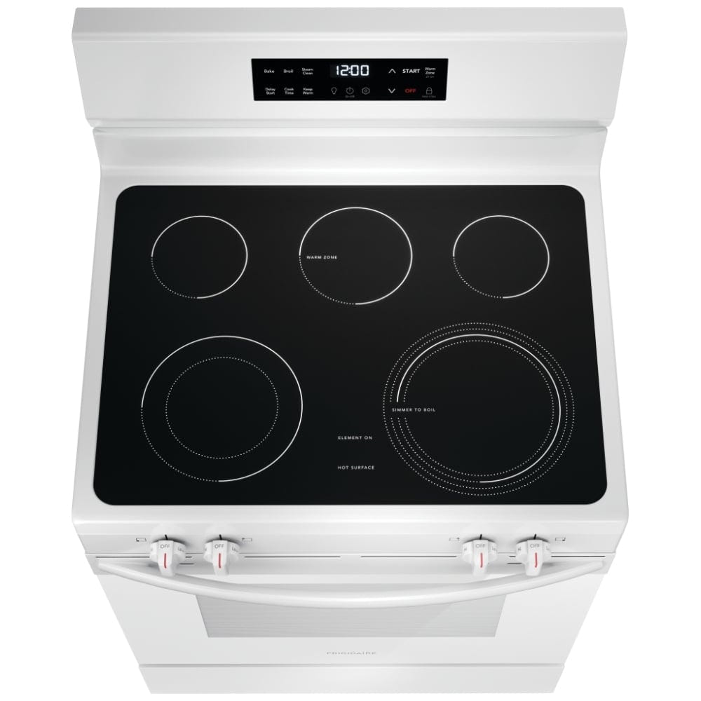 Frigidaire 30" Electric Ranges with the EvenTemp FCRE306CAW