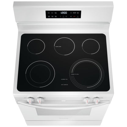 Frigidaire 30" Electric Ranges with the EvenTemp FCRE306CAW