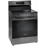 Frigidaire FCRE308CAD Electric Range, 5.3 cu. ft. Capacity, 30 inch Exterior Width, Convection, 5 Burners, Storage Drawer, Self Clean, 3,200 W Highest Element, Black Stainless Steel colour