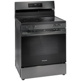 Frigidaire FCRE308CAD Electric Range, 5.3 cu. ft. Capacity, 30 inch Exterior Width, Convection, 5 Burners, Storage Drawer, Self Clean, 3,200 W Highest Element, Black Stainless Steel colour