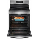 Frigidaire FCRE308CAS Electric Range, 5.3 cu. ft. Capacity, 30 inch Exterior Width, Convection, 5 Burners, Storage Drawer, Yes, Self Clean, 3,200 W Highest Element, Stainless Steel colour