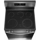 Frigidaire FCRE308CAS Electric Range, 5.3 cu. ft. Capacity, 30 inch Exterior Width, Convection, 5 Burners, Storage Drawer, Yes, Self Clean, 3,200 W Highest Element, Stainless Steel colour