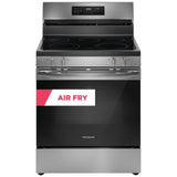 Frigidaire FCRE308CAS Electric Range, 5.3 cu. ft. Capacity, 30 inch Exterior Width, Convection, 5 Burners, Storage Drawer, Yes, Self Clean, 3,200 W Highest Element, Stainless Steel colour