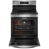 Frigidaire FCRE308CAS Electric Range, 5.3 cu. ft. Capacity, 30 inch Exterior Width, Convection, 5 Burners, Storage Drawer, Yes, Self Clean, 3,200 W Highest Element, Stainless Steel colour