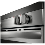 Frigidaire FCRE308CAS Electric Range, 5.3 cu. ft. Capacity, 30 inch Exterior Width, Convection, 5 Burners, Storage Drawer, Yes, Self Clean, 3,200 W Highest Element, Stainless Steel colour
