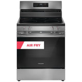 Frigidaire FCRE308CAS Electric Range, 5.3 cu. ft. Capacity, 30 inch Exterior Width, Convection, 5 Burners, Storage Drawer, Yes, Self Clean, 3,200 W Highest Element, Stainless Steel colour