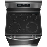 Frigidaire FCRE308CAS Electric Range, 5.3 cu. ft. Capacity, 30 inch Exterior Width, Convection, 5 Burners, Storage Drawer, Yes, Self Clean, 3,200 W Highest Element, Stainless Steel colour