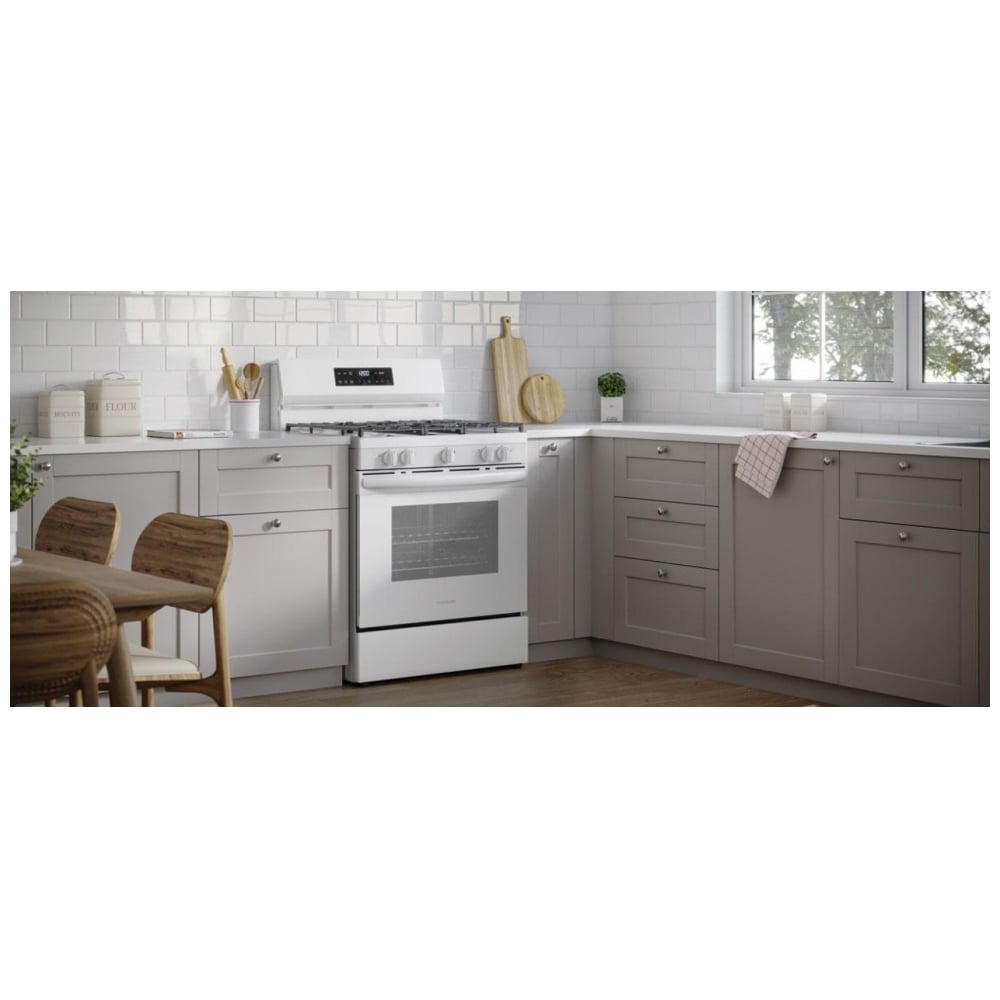 Frigidaire 30" Gas Ranges with Quick Boil FCRG3062AW