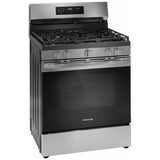 Frigidaire FCRG3083AS Gas Range, 5.3 cu. ft. Capacity, 30 inch Exterior Width, Self Clean, Convection, 5 Burners, Storage Drawer, Yes, 18,000 BTU Highest Burner, Stainless Steel colour