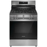 Frigidaire FCRG3083AS Gas Range, 5.3 cu. ft. Capacity, 30 inch Exterior Width, Self Clean, Convection, 5 Burners, Storage Drawer, Yes, 18,000 BTU Highest Burner, Stainless Steel colour