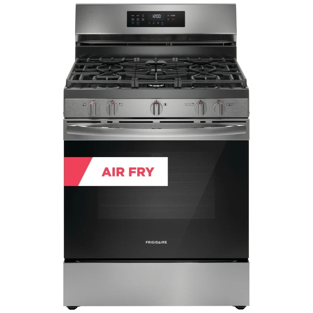 Frigidaire 30 英寸燃气灶，带空气炸锅 FCRG3083AS