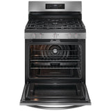 Frigidaire FCRG3083AS Gas Range, 5.3 cu. ft. Capacity, 30 inch Exterior Width, Self Clean, Convection, 5 Burners, Storage Drawer, Yes, 18,000 BTU Highest Burner, Stainless Steel colour
