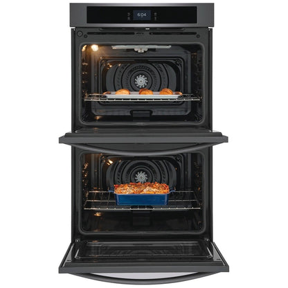 Frigidaire 30" Electric Double Wall Oven with Fan Convection FCWD3027AD