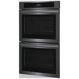 Frigidaire 30" Electric Double Wall Oven with Fan Convection FCWD3027AD