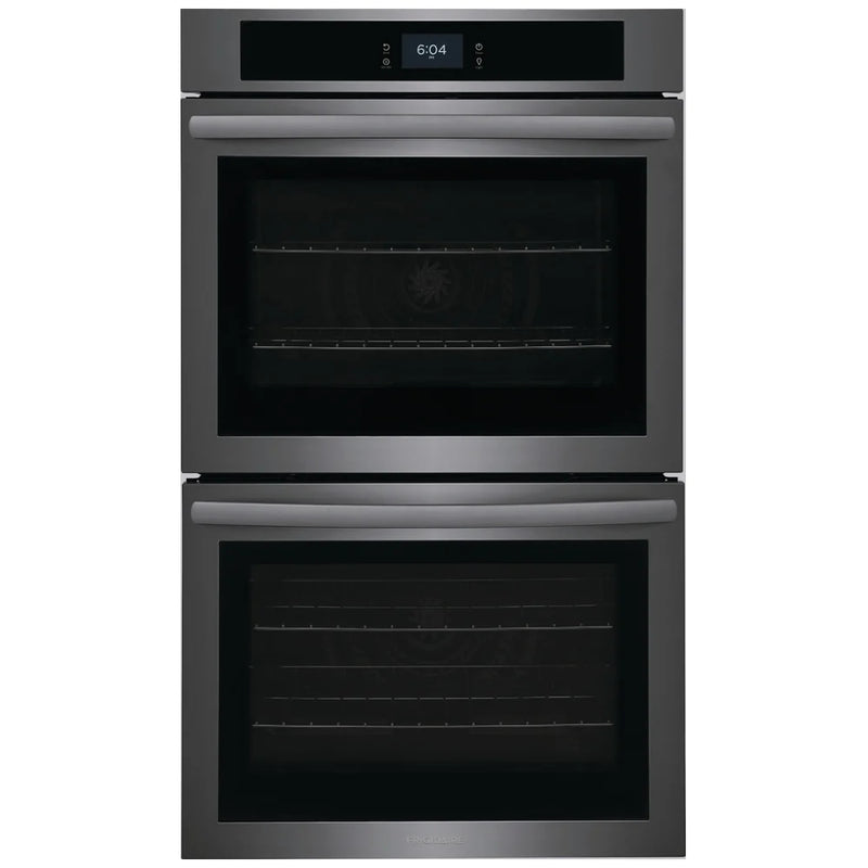 Frigidaire FCWD3027AD Double Wall Oven, 30 inch Exterior Width, Convection, Self Clean, 10.6 cu. ft. Capacity, Black Stainless Steel colour