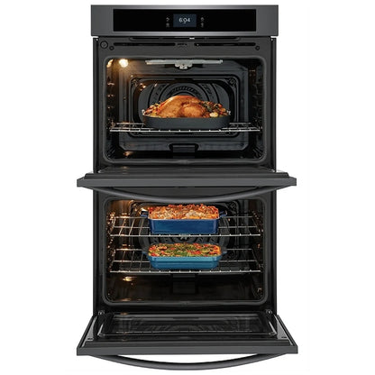 Frigidaire 30" Electric Double Wall Oven with Fan Convection FCWD3027AD