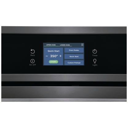 Frigidaire 30" Electric Double Wall Oven with Fan Convection FCWD3027AD