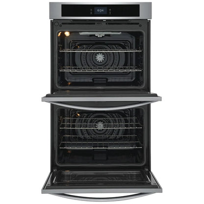 Frigidaire 30"  Electric Double Electric Wall Oven with Fan Convection FCWD3027AS