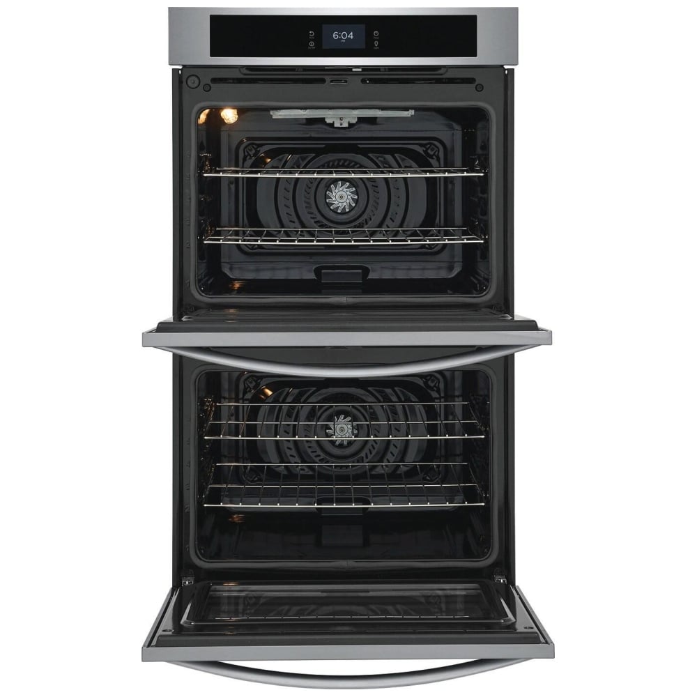 Frigidaire 30" Electric Double Electric Wall Oven with Fan Convection FCWD3027AS