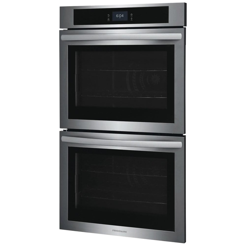 Frigidaire 30" Electric Double Electric Wall Oven with Fan Convection FCWD3027AS