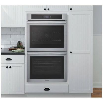 Frigidaire 30" Electric Double Electric Wall Oven with Fan Convection FCWD3027AS