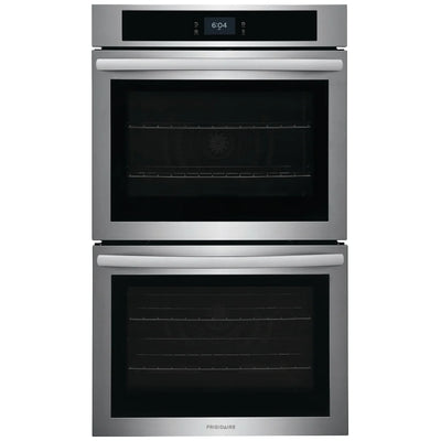 Frigidaire 30"  Electric Double Electric Wall Oven with Fan Convection FCWD3027AS