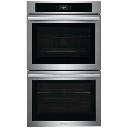 Frigidaire 30"  Electric Double Electric Wall Oven with Fan Convection FCWD3027AS