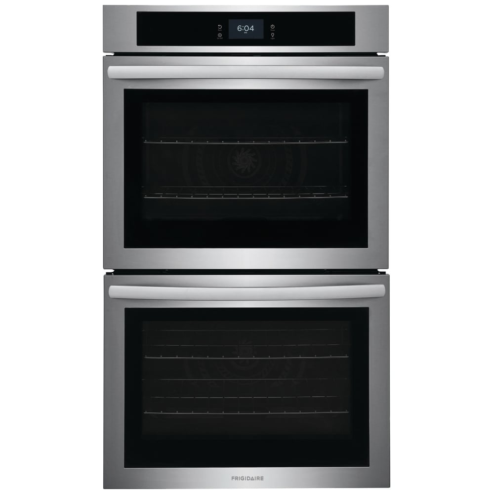 Frigidaire FCWD3027AS Double Wall Oven, 30 inch Exterior Width, Convection, Self Clean, 10.6 cu. ft. Capacity, Stainless Steel colour