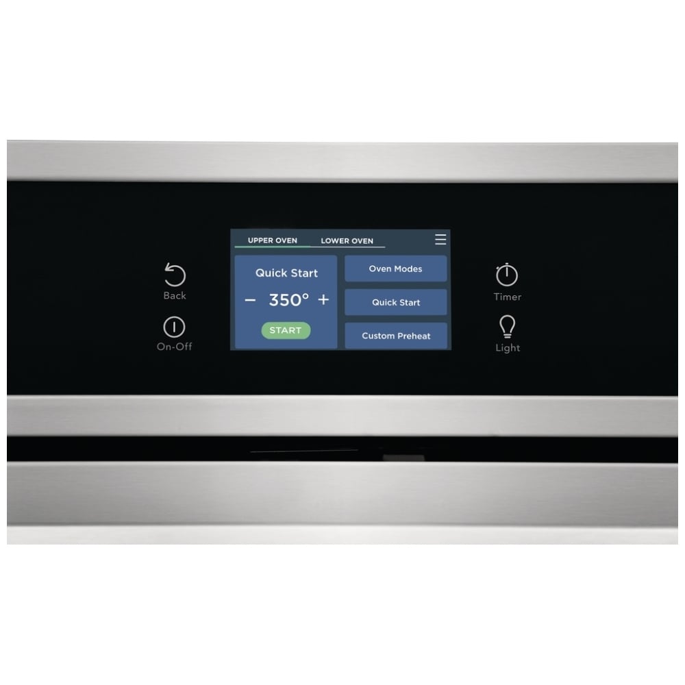 Frigidaire 30" Electric Double Electric Wall Oven with Fan Convection FCWD3027AS