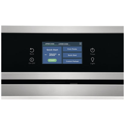 Frigidaire 30" Electric Double Electric Wall Oven with Fan Convection FCWD3027AS