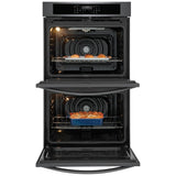 Frigidaire FCWD3030AD Double Wall Oven, 30 inch Exterior Width, Convection, 10.6 cu. ft. Capacity, Air Fry, Black Stainless Steel colour