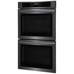 Frigidaire FCWD3030AD Double Wall Oven, 30 inch Exterior Width, Convection, 10.6 cu. ft. Capacity, Air Fry, Black Stainless Steel colour