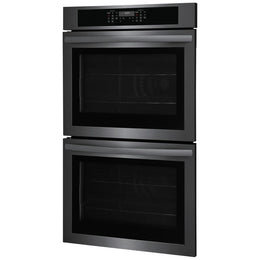 Frigidaire FCWD3030AD Double Wall Oven, 30 inch Exterior Width, Convection, 10.6 cu. ft. Capacity, Air Fry, Black Stainless Steel colour