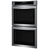 Frigidaire FCWD3030AS Double Wall Oven, 30 inch Exterior Width, Convection, 10.6 cu. ft. Capacity, Air Fry, Stainless Steel colour
