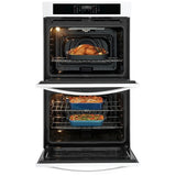 Frigidaire FCWD3030AW Double Wall Oven, 30 inch Exterior Width, Both Ovens Convection, 10.6 cu. ft. Capacity, Air Fry, White colour