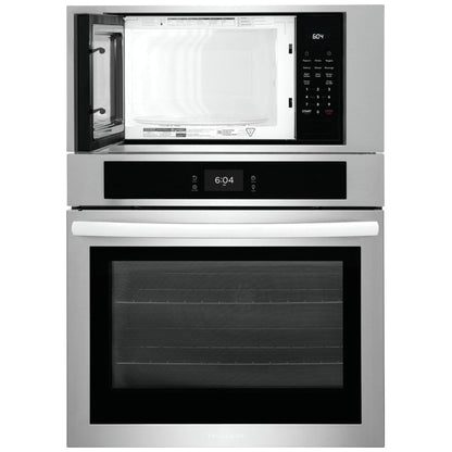 Frigidaire 30" Electric Combination Wall Oven and Microwave Microwave Wall Oven Combo FCWM3027AS
