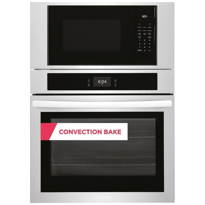 Frigidaire 30" Electric Combination Wall Oven and Microwave Microwave Wall Oven Combo FCWM3027AS