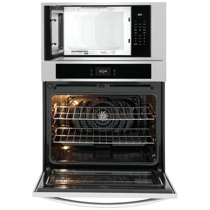 Frigidaire 30" Electric Combination Wall Oven and Microwave Microwave Wall Oven Combo FCWM3027AS