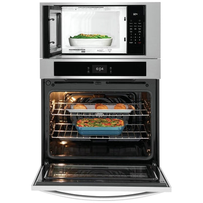 Frigidaire 30" Electric Combination Wall Oven and Microwave Microwave Wall Oven Combo FCWM3027AS