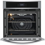 Frigidaire FCWS2727AS Single Wall Oven, 27 inch Exterior Width, Convection, Self Clean, 3.8 cu. ft. Capacity, Stainless Steel colour